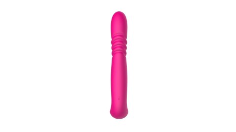 Deluxe Twirling Vibrating Thruster RED - wibrator punktu G