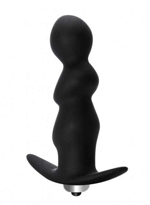 Plug-Anal Spiral Vibrating Black - Wibrujący korek analny