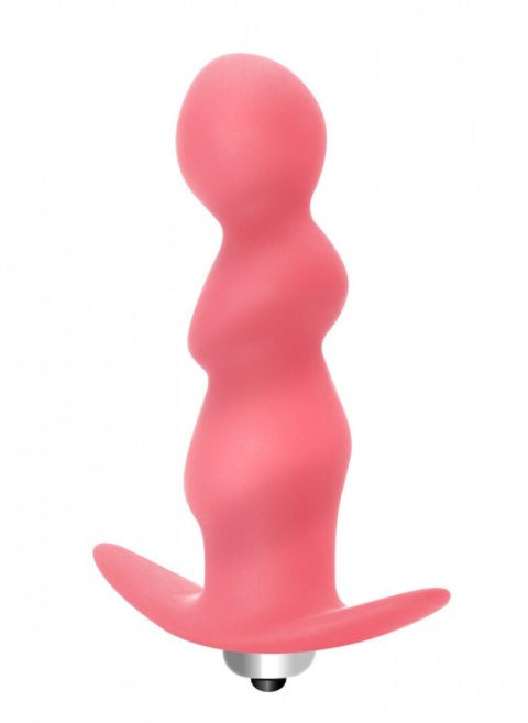 Plug- Spiral Anal Plug Pink - Wibrujący korek analny