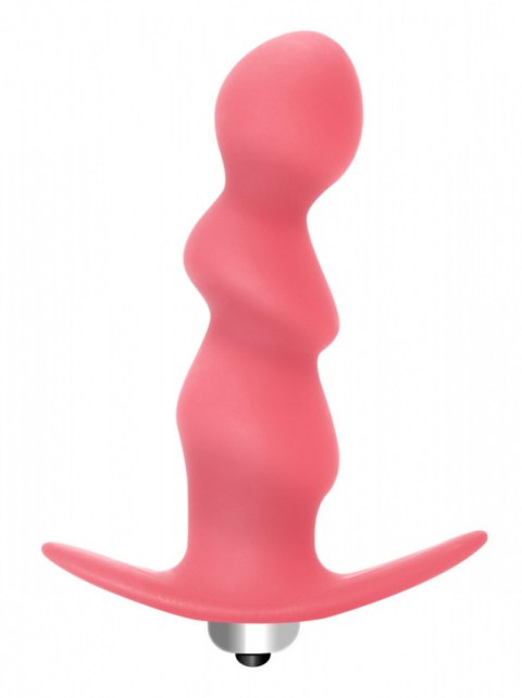 Plug- Spiral Anal Plug Pink - Wibrujący korek analny