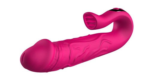 Realistic Tongue Stimulating Dildo Vibrator