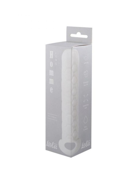 Penis sleeve Homme Long White for 11-15cm - Nakładka na penisa