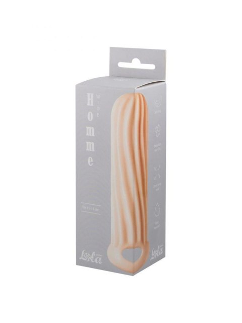 Penis sleeve Homme Wide Flesh for 11-15cm - Nakładka na penisa