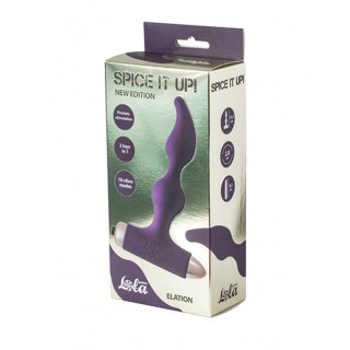 Vibrating Anal Plug Spice it up New Edition Elation Ultraviolet - Wibrujący korek analny