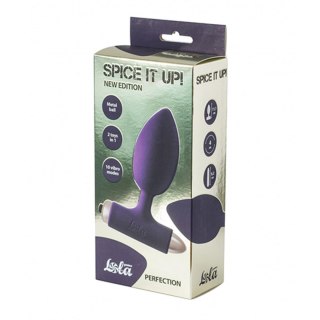 Vibrating Anal Plug Spice it up New Edition Perfection Ultraviolet - Wibrujący korek analny