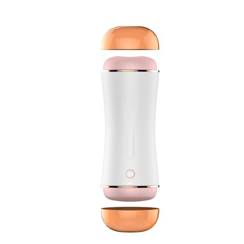 B - Series - Vibrating Masturbation Cup - Wibrujący masturbator z dwoma otworami