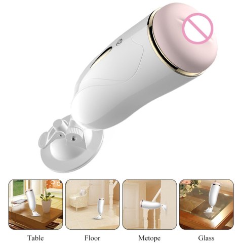 Vibrating Masturbation Cup USB 7 + Interactive Function / Talk Mode - Maturbator wibrujący