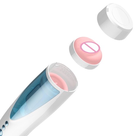 Vibrating, Rotating and Flashing Masturbation USB 10+10 Function / Talk Mode