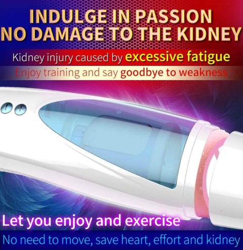 Vibrating, Rotating and Flashing Masturbation USB 10+10 Function / Talk Mode