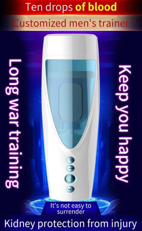 Vibrating, Rotating and Flashing Masturbation USB 10+10 Function / Talk Mode