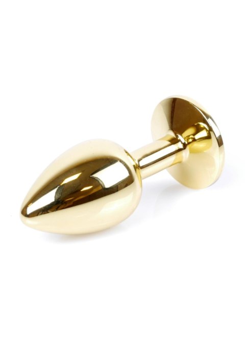 Gold PLUG- Black - Metalowy korek analny