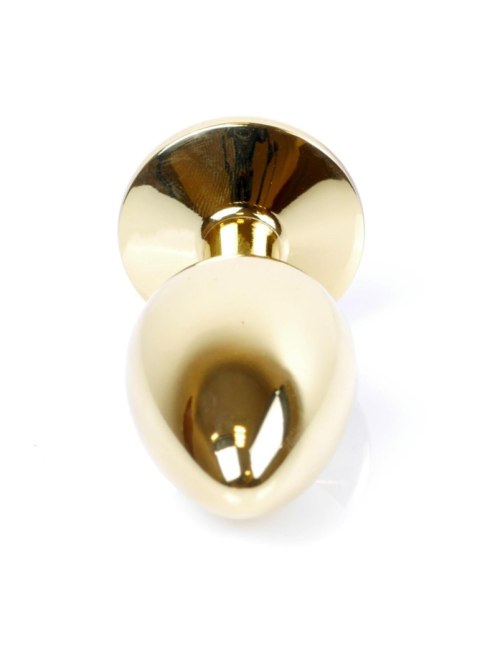 Gold PLUG- Black - Metalowy korek analny