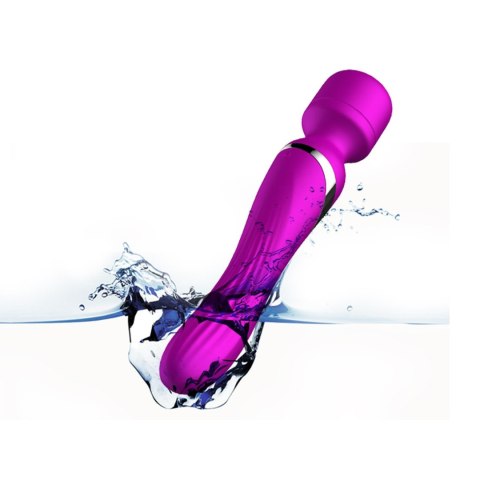 Silicone Dual Massager Purple - podwójny wibrator