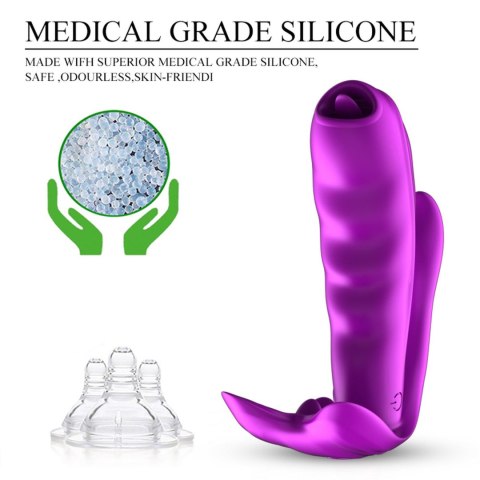 Stymulator-Silicone Panty Vibrator USB 7 Function / Heating