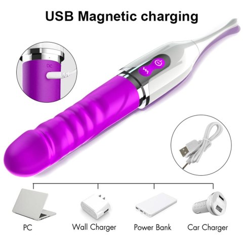 Stymulator- Stimulator clitoris, USB Magnetic charging, 7 Frequency Vibration