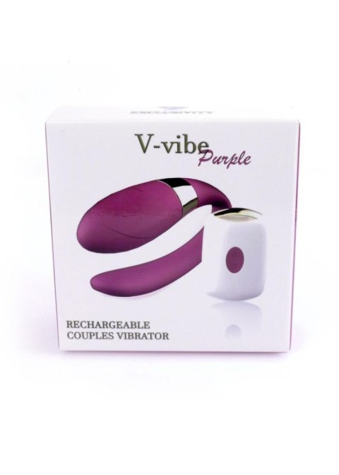 Stymulator-V-Vibe Purple USB 7 Function / Remote Control