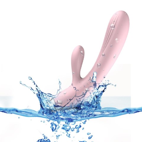 B - Series, Silicone Pink USB 10 - podgrzewany wibrator punktu G