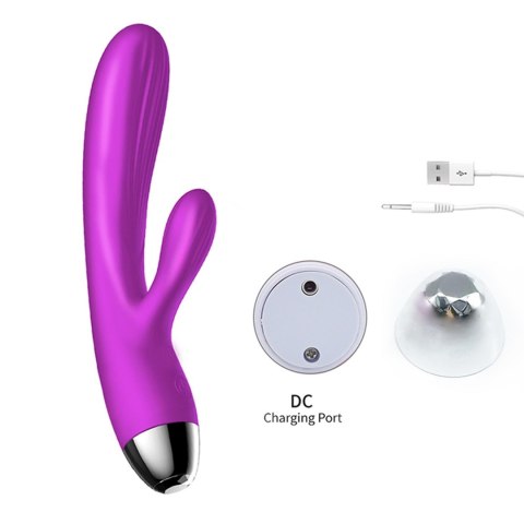 Boss of Toys Pulsator Purple USB - podgrzewany wibrator punktu G