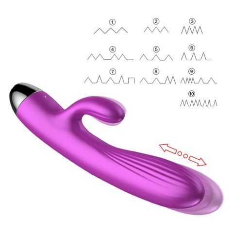 Boss of Toys Pulsator Purple USB - podgrzewany wibrator punktu G