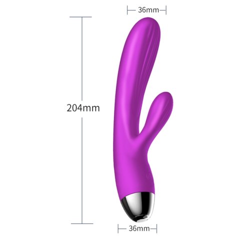 Boss of Toys Pulsator Purple USB - podgrzewany wibrator punktu G