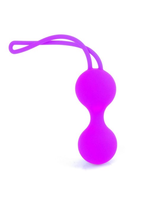 Silicone Kegal Balls Set - Purple - zestaw kulek gejszy