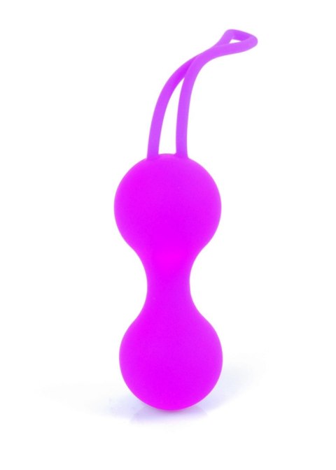 Silicone Kegal Balls Set - Purple - zestaw kulek gejszy