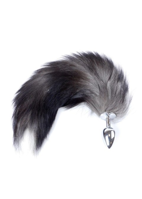 Fox TAIL- Black XXL - korek analny z ogonem