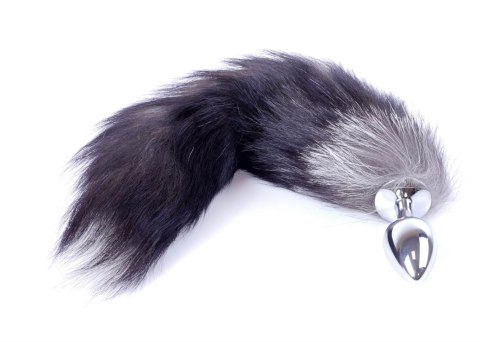 Fox TAIL- Black XXL - korek analny z ogonem