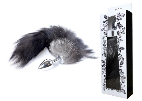 Fox TAIL- Black XXL - korek analny z ogonem