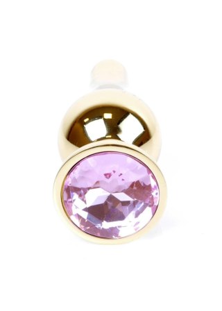 Gold BUTT PLUG- Rose - Metalowy korek analny