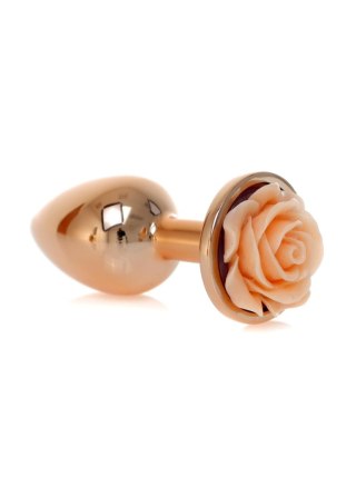 Red Gold PLUG ROSE- Peach - Metalowy korek analny