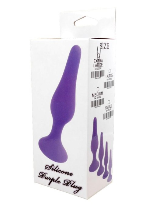 Plug-Silicone Plug Purple - Medium