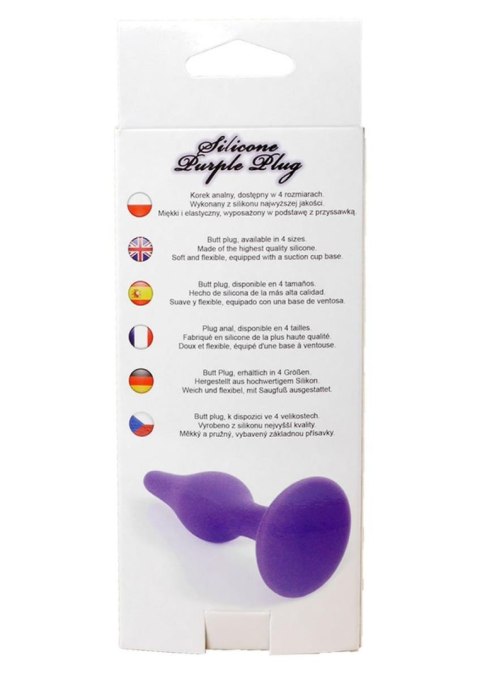 Plug-Silicone Plug Purple - Medium