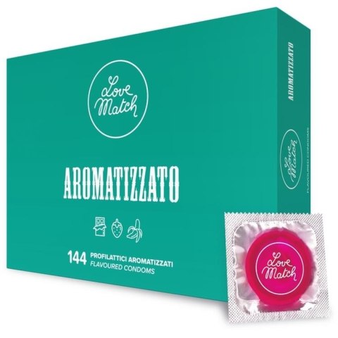 Love Match Arromatizato - 144 pack - prezerwatywy