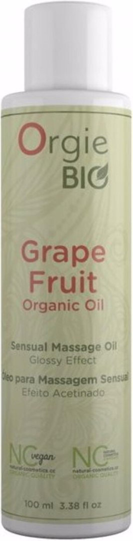 ORGIE BIO Grape Fruit Organic Oil 100ml - Olejek do masażu