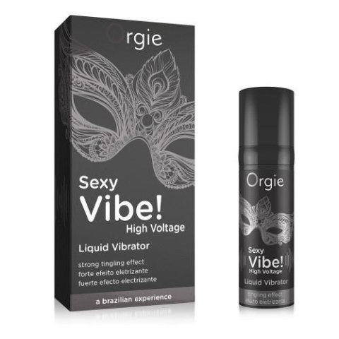 SEXY VIBE! HIGH VOLTAGE - LIQUID VIBRATOR - 15 ML - Żel stymulujący dla par