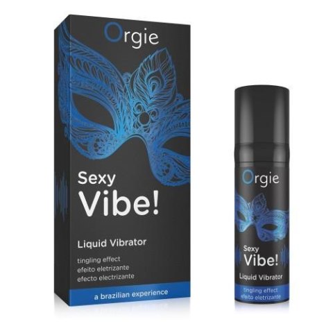 SEXY VIBE! - LIQUID VIBRATOR - 15 ML - Żel stymulujący dla par