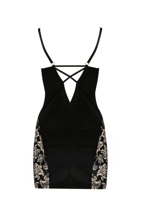 Bielizna-VICTORIA CHEMISE black S/M - Casmir