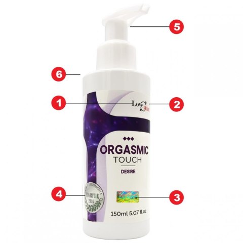  ORGASMIC TOUCH DESIRE 150 ml - Olejek do masażu