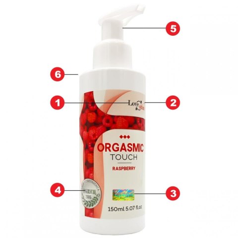  ORGASMIC TOUCH RASPBERRY 150 ml