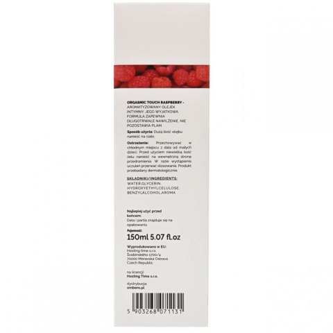  ORGASMIC TOUCH RASPBERRY 150 ml