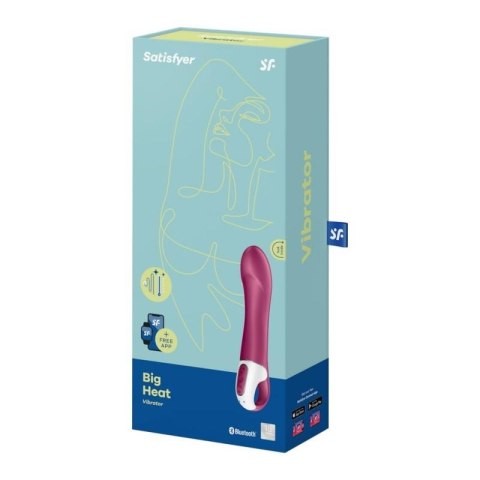 Satisfyer Big Heat - podgrzewany wibrator punktu G