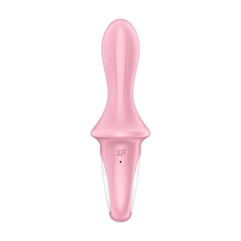 Satisfyer Air Pump Booty 5 Connect App red - Wibrator analny