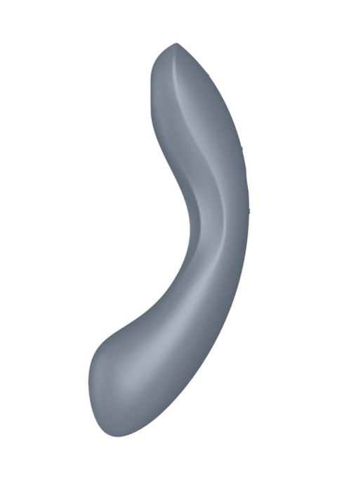 Satisfyer Curvy Trinity 1 bluegrey - bezdotykowy masażer łechtaczki