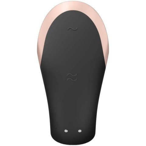 Satisfyer Double Love (Black) - wibrator dla par