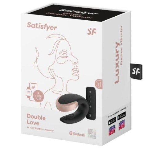 Satisfyer Double Love (Black) - wibrator dla par