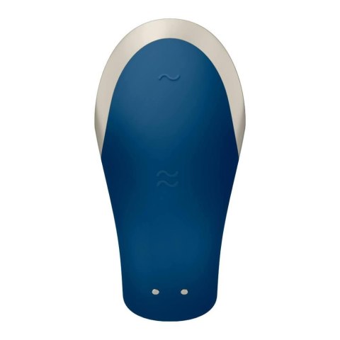 Satisfyer Double Love (Blue) - wibrator dla par