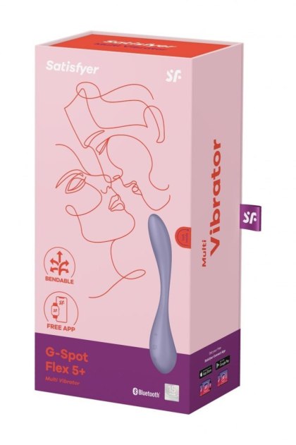 Satisfyer G-Spot Flex 5+ lilac - wibrator punktu G