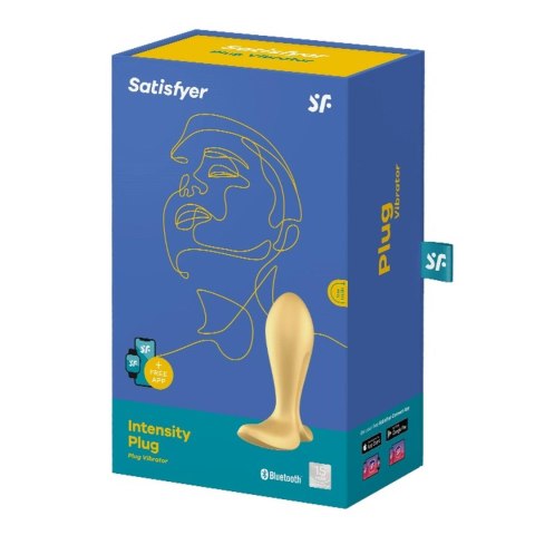 Satisfyer Intensity Plug gold - Wibrujący korek analny