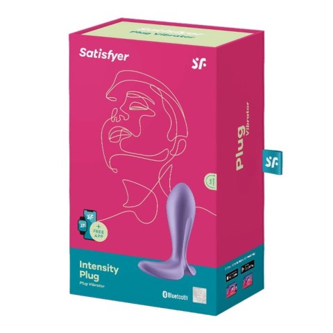 Satisfyer Intensity Plug purple - Wibrujący korek analny